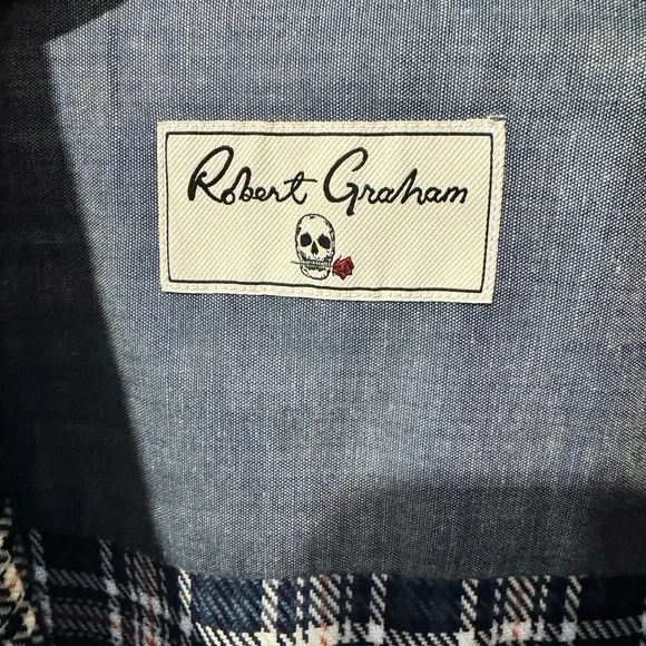 Robert Graham Thick Flannel Coat, NWOT - Picture 3 of 4